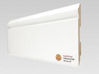 Плинтус МДФ белый TeckWood Белый фигурный 2150 x 120 x 16 мм