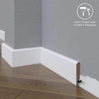 Плинтус МДФ Madest Decor 19-064-12 под окраску 2400 x 64 x 12