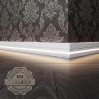 Плинтус Evrowood PN 120 LED для светодиодной подсветки 2000 x 110 x 16