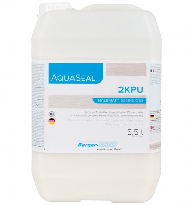 Лак Berger Aqua-Seal 2K-PU 5,5 л матовый