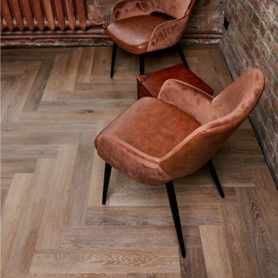 Кварцвиниловая плитка SPC VINILAM PARQUET HERRINGBONE Паркет Венецианский