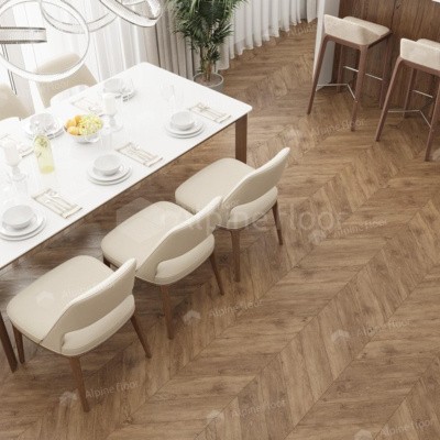 Кварцвиниловая плитка LVT Alpine Floor CHEVRON ALPINE Eco 20-10 Гевуина