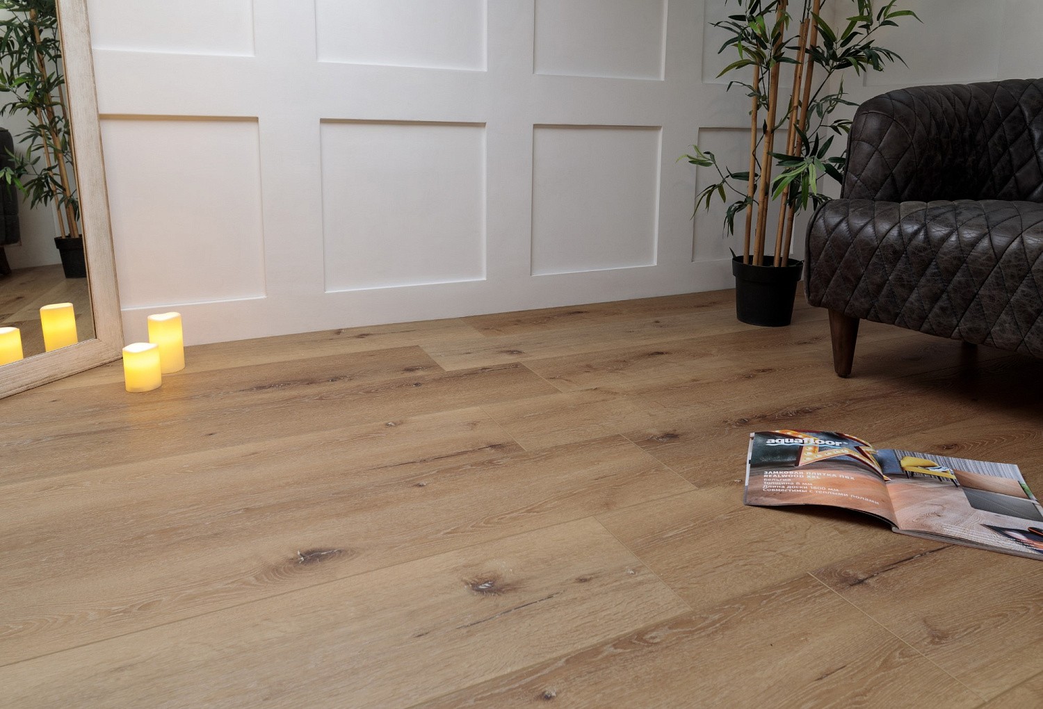 Скидка на клеевые и замковые коллекции бренда Aquafloor