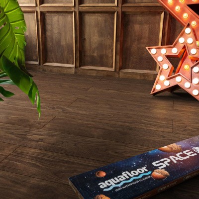 Кварцвиниловая плитка SPC Aquafloor Space Nuts XL AF4078NXL