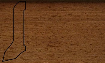 Плинтус шпонированный La San Marco Profili Ироко 2500 x 60 x 22