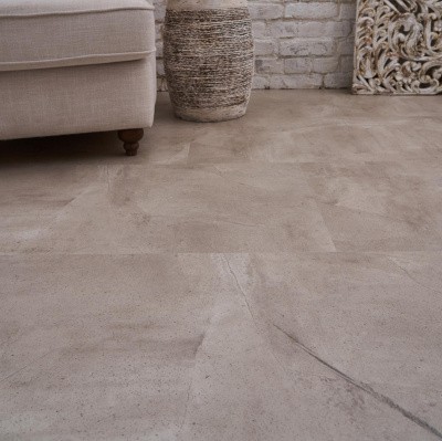 Кварцвиниловая плитка SPC VINILAM CERAMO STONE Бетонная смесь
