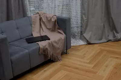 Кварцвиниловая плитка SPC Steinholz Herringbone Халлайн