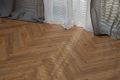 Кварцвиниловая плитка SPC Steinholz Herringbone Лархе