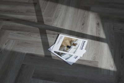 Кварцвиниловая плитка SPC Steinholz Herringbone Дахштайн