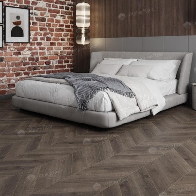 Кварцвиниловая плитка LVT Alpine Floor CHEVRON ALPINE Eco 20-9 Дуб Антарес