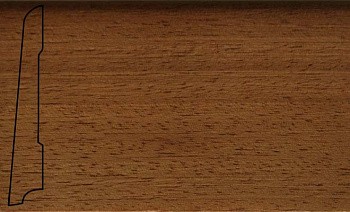 Плинтус шпонированный La San Marco Profili Ироко 2500 x 80 x 16