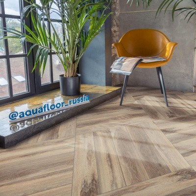 Кварцвиниловая плитка SPC Aquafloor Space Parquet Light AF4502QL