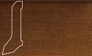 Плинтус шпонированный La San Marco Profili Танганика 2500 x 60 x 22