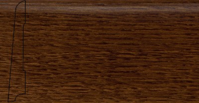 Плинтус шпонированный La San Marco Profili Дуб Havana Brown 2500 x 80 x 16