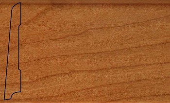 Плинтус шпонированный La San Marco Profili Вишня 2500 x 80 x 16