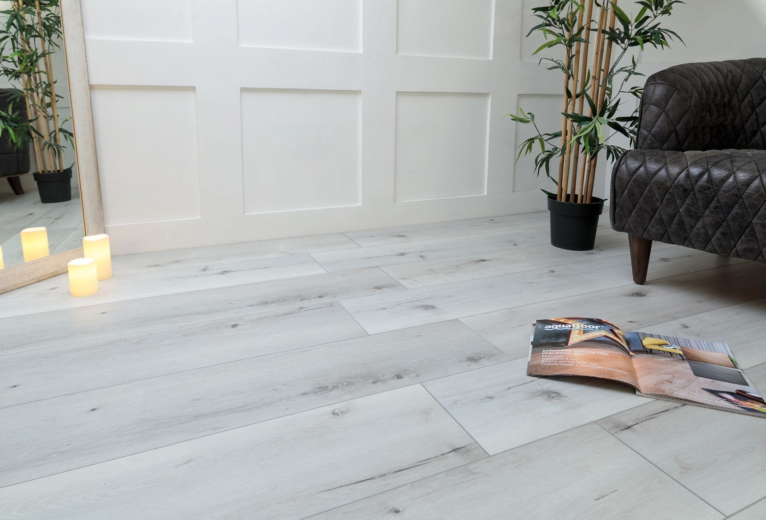 Скидка на клеевые и замковые коллекции бренда Aquafloor