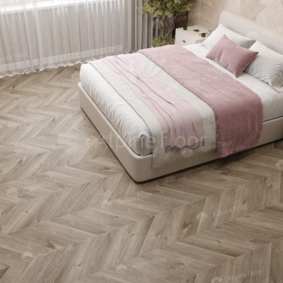 Кварцвиниловая плитка LVT Alpine Floor CHEVRON ALPINE Eco 20-3 Дуб Натуральный отбеленный