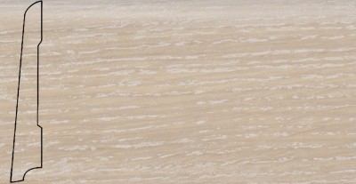 Плинтус шпонированный La San Marco Profili Дуб Amber Vanilla 2500 x 80 x 16