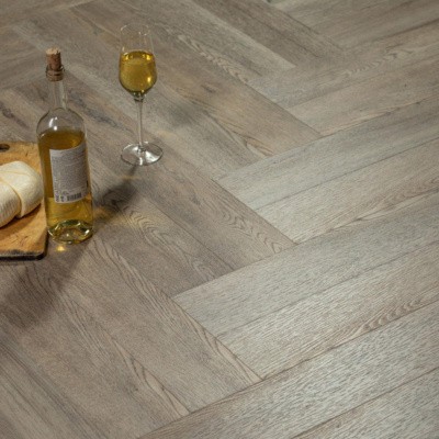 Кварцвиниловая плитка SPC VINILAM PARQUET HERRINGBONE Паркет Северный