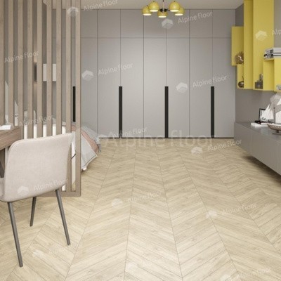 Кварцвиниловая плитка LVT Alpine Floor CHEVRON ALPINE Eco 20-7 Сонома